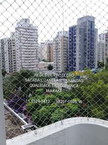 Redes de Proteção na Rua Joaquim Guarani, Santo Amaro, Jd. das Acacias, 