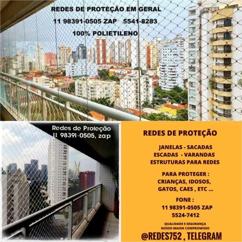 Telas de Proteção em Janelas, Varandas, Gradil, sacadas, etc... (11)  5541-8283